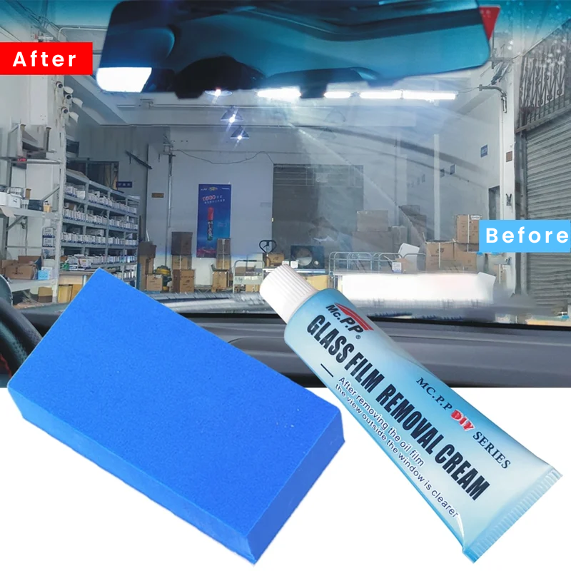  Car Glass Oil Film Cleaner, Glass Oil Film Remover for